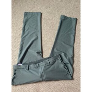 Greg Norman Performance Golf Pants Size 40x30 Green Comfort Waistband